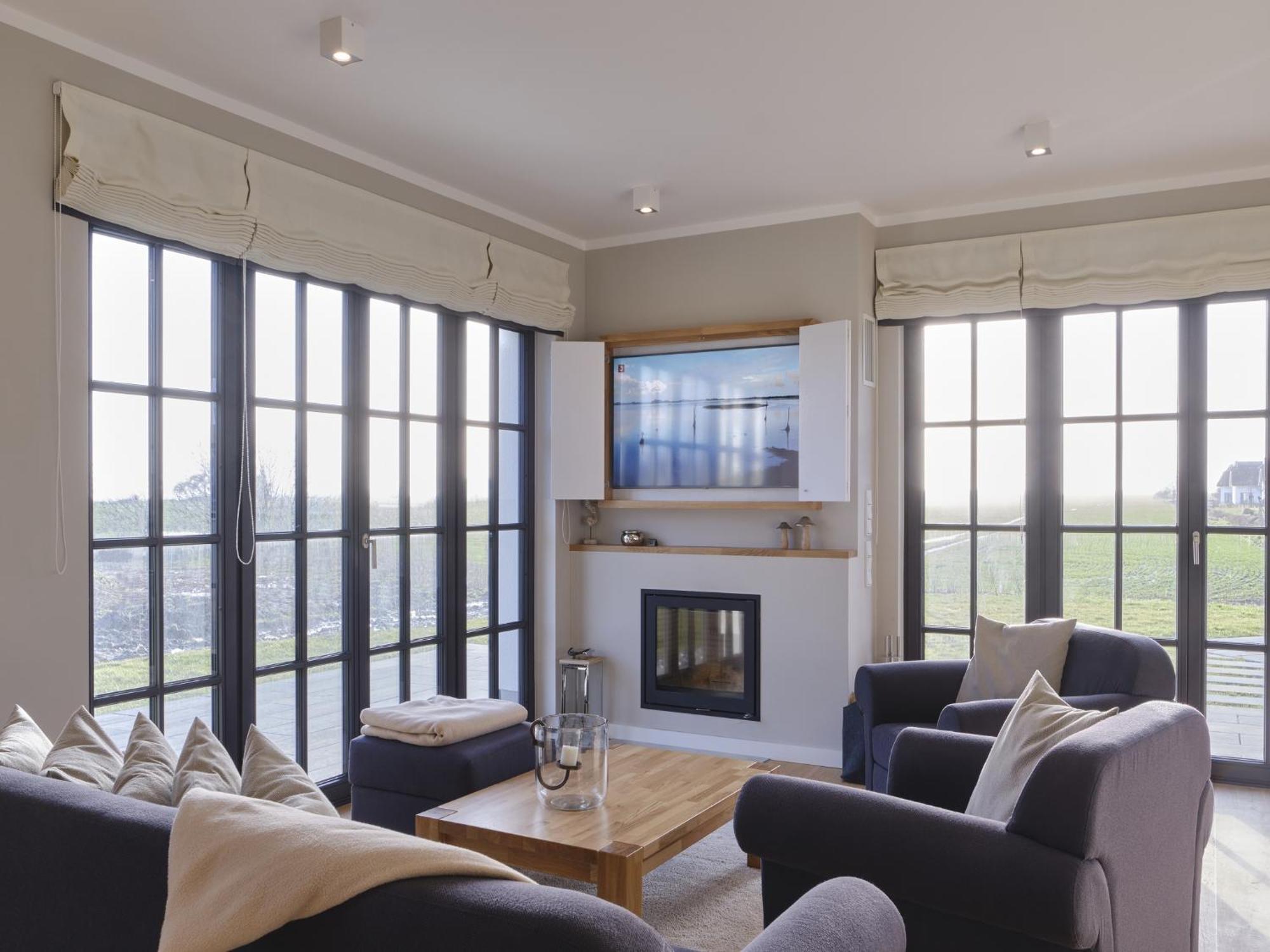 Reetland Am Meer - Luxusplus Reetdachvilla Mit 4 Schlafzimmern, Aussensauna, Loungebereich Und Kamin G07 Dranske Zewnętrze zdjęcie