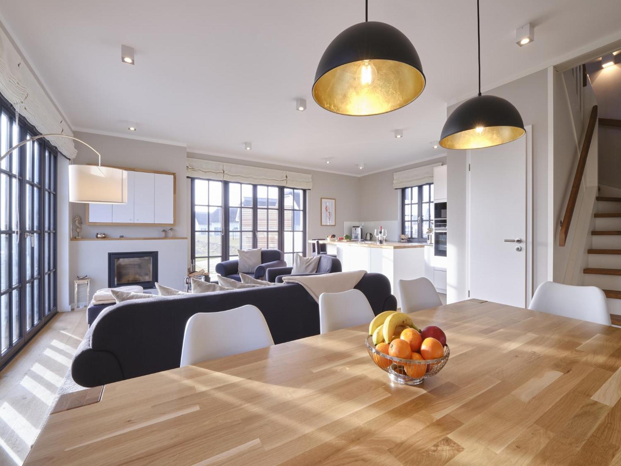 Reetland Am Meer - Luxusplus Reetdachvilla Mit 4 Schlafzimmern, Aussensauna, Loungebereich Und Kamin G07 Dranske Zewnętrze zdjęcie